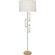 Alston One Light Floor Lamp in Modern Brass w/ Marble (165|456)