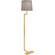 Doughnut One Light Floor Lamp in Natural Brass (165|149G)