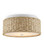 Colchester Raffia LED Flush Mount in Natural/White (142|9999-0056)