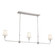 Pallas Three Light Linear Chandelier in Polished Nickel (12|52519PN)