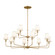 Pallas 12 Light Chandelier in Brushed Natural Brass (12|52518BNB)