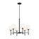 Ali Six Light Chandelier in Black (12|52500BK)