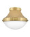 Oliver LED Flush Mount in Bright Brass (13|39051BBR)