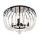 Voliere Three Light Semi-Flush Mount in Matte Black (137|343S03MB)
