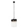 Matrix Three Light Pendant in Matte Black/French Gold (137|309P03MBFG)