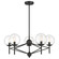 Auresa Five Light Chandelier in Coal (7|2795-66A)