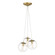 Auresa Three Light Pendant in Soft Brass (7|2743-695)