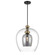 Amesbury One Light Pendant in Coal And Oxidized Aged Brass (29|N6662-865)