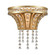 Fantania One Light Wall Sconce in Champagne Gold (45|82224/1)