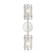 Formade Crystal Two Light Wall Sconce in Polished Chrome (45|82195/2)