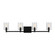 Fullton Four Light Bath Vanity in Midnight Black (454|4464204-112)