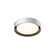 Echo LED Flush Mount in White / Black (86|E51012-WTBK)