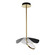 Carmen LED Pendant in Black / Gold (86|E24964-WTBKGLD)