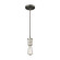 Socketholder One Light Mini Pendant in Weathered Zinc (45|33235/1)