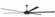 Prost 120 120'' Ceiling Fan in Flat Black (46|PRT120FB6)