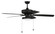 Outdoor Pro Plus 119 52'' Outdoor Ceiling Fan in Flat Black (46|OP119FB5)