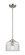 Nouveau One Light Mini Pendant in Brushed Satin Nickel (405|284-1S-SN-G72)