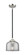 Nouveau One Light Mini Pendant in Black Polished Nickel (405|284-1S-BPN-G73)