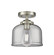 Nouveau LED Semi-Flush Mount in Black Polished Nickel (405|284-1C-BPN-G78-LED)