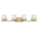 Klein Four Light Bathroom Vanity in Warm Brass (159|V6-L8-5250-4-322)