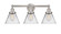 Edison Three Light Bath Vanity in Brushed Satin Nickel (405|616-3W-SN-G42)