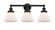 Edison Three Light Bath Vanity in Matte Black (405|616-3W-BK-G41)
