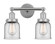 Edison Two Light Bath Vanity in Polished Chrome (405|616-2W-PC-G52)