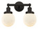 Edison Two Light Bath Vanity in Oil Rubbed Bronze (405|616-2W-OB-G201-6)