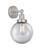 Edison One Light Wall Sconce in Brushed Satin Nickel (405|616-1W-SN-G202-8)