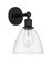 Edison One Light Wall Sconce in Matte Black (405|616-1W-BK-GBD-752)