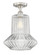 Edison One Light Semi-Flush Mount in Brushed Satin Nickel (405|616-1F-SN-G212)
