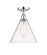 Edison One Light Semi-Flush Mount in Polished Chrome (405|616-1F-PC-GBC-124)