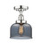 Edison One Light Semi-Flush Mount in Polished Chrome (405|616-1F-PC-G73)