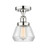Edison One Light Semi-Flush Mount in Polished Chrome (405|616-1F-PC-G172)