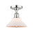 Edison One Light Semi-Flush Mount in Polished Chrome (405|616-1F-PC-G131)