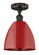 Edison One Light Semi-Flush Mount in Oil Rubbed Bronze (405|616-1F-OB-MBD-9-RD)
