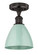 Edison One Light Semi-Flush Mount in Oil Rubbed Bronze (405|616-1F-OB-MBD-75-SF)