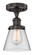 Edison One Light Semi-Flush Mount in Oil Rubbed Bronze (405|616-1F-OB-G62)