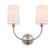 Downtown Urban Two Light Wall Sconce in Brushed Satin Nickel (405|372-2W-SN-S1)