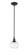 Ballston One Light Mini Pendant in Matte Black (405|341-1S-BK-G122-6)