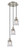 Franklin Restoration Three Light Pendant in Brushed Satin Nickel (405|113F-3P-SN-G184S)