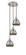 Franklin Restoration Three Light Pendant in Brushed Satin Nickel (405|113F-3P-SN-G173)