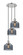 Franklin Restoration Three Light Pendant in Polished Nickel (405|113F-3P-PN-G73)