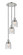 Franklin Restoration Three Light Pendant in Polished Nickel (405|113F-3P-PN-G54)