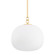 Ingels One Light Pendant in Aged Brass (70|9721-AGB)