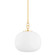 Ingels One Light Pendant in Aged Brass (70|9717-AGB)