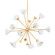 Julieta 12 Light Chandelier in Vintage Gold Leaf (68|451-38-VGL)