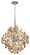 Media Six Light Pendant in Multi-Leaf With Stainless (68|208-46)