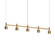 Systema Staccato LED Linear Pendant in Brass Finish (69|1785.14-CYL)