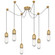 Junio LED Pendant in Hand-Rubbed Antique Brass (268|TOB 5645HAB-CG-6)